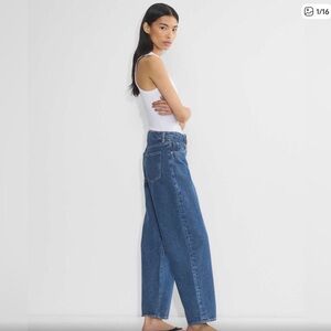 NWT Denim Forum Kai Mid-Rise Baggy Jean